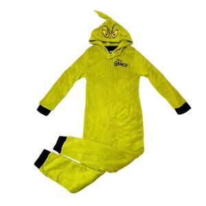 The Grinch Union Suit Pajamas Size 10